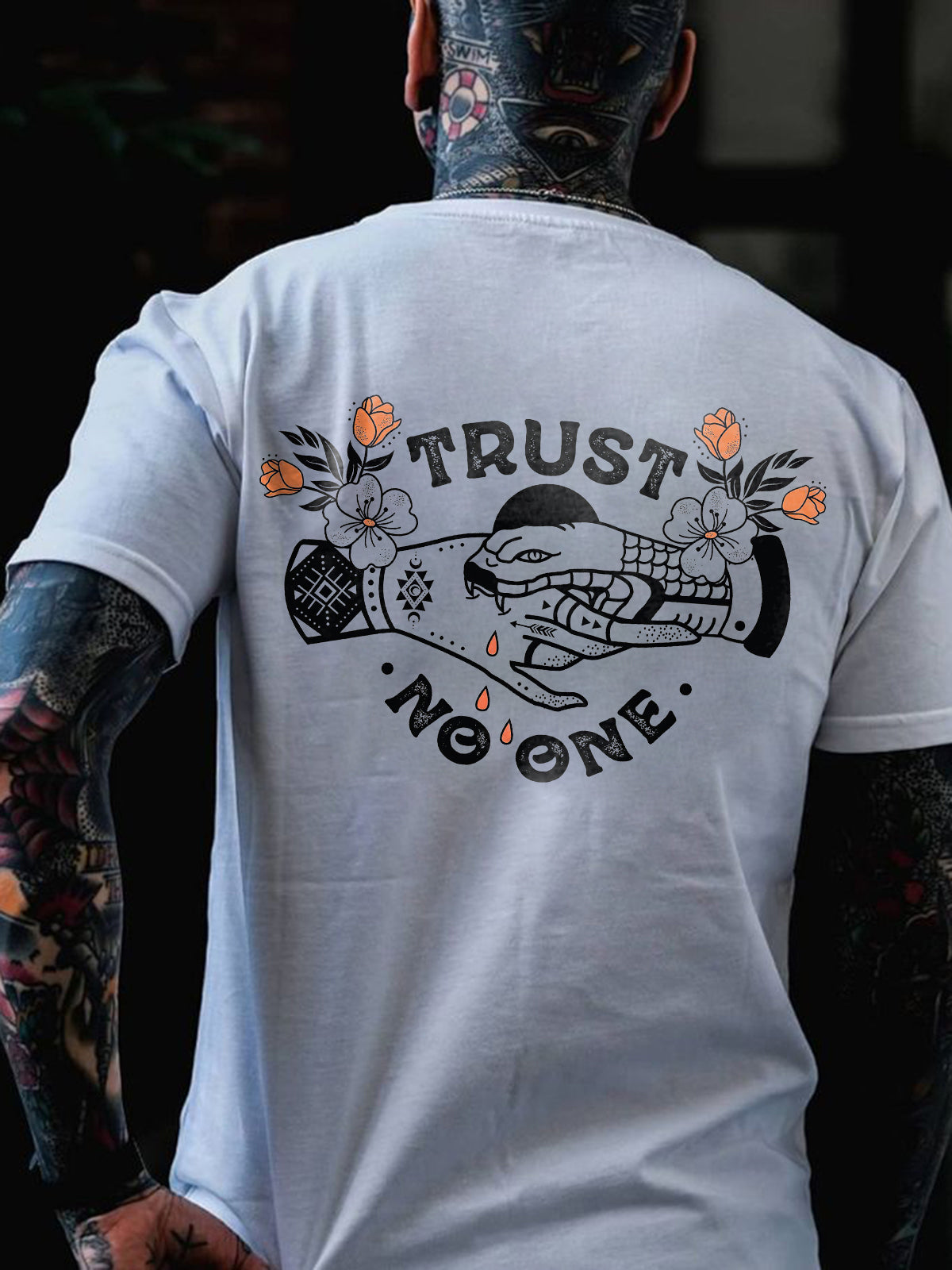 Trust No One Printed Men's T-shirt