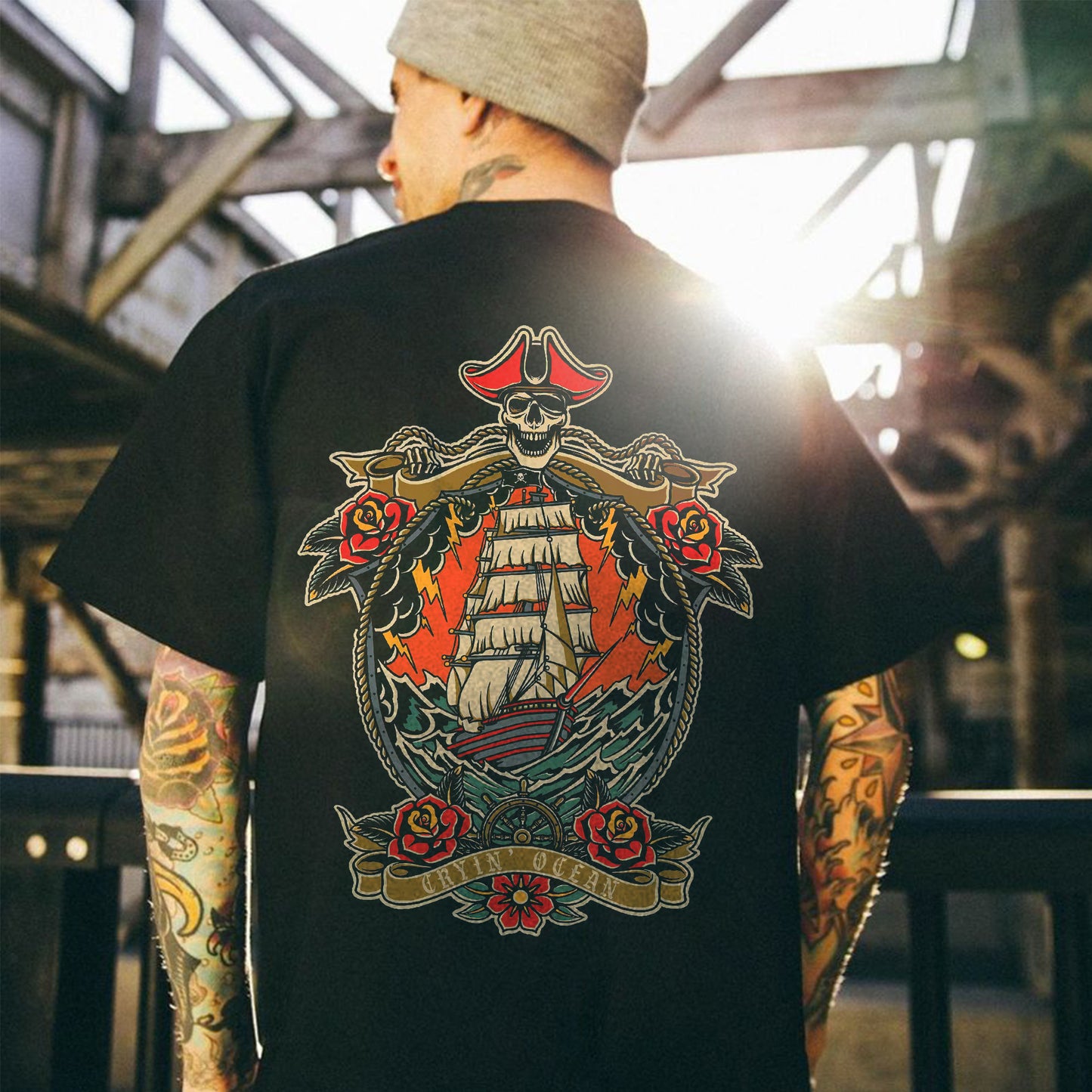 Cryin' Oean Printed Men's T-shirt