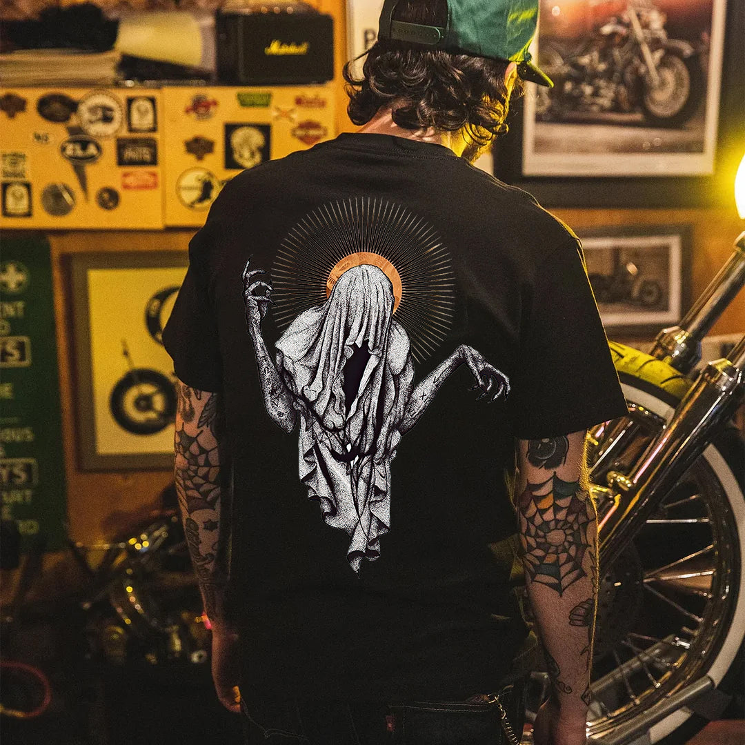 Grim Reaper Printed Men's T-shirt