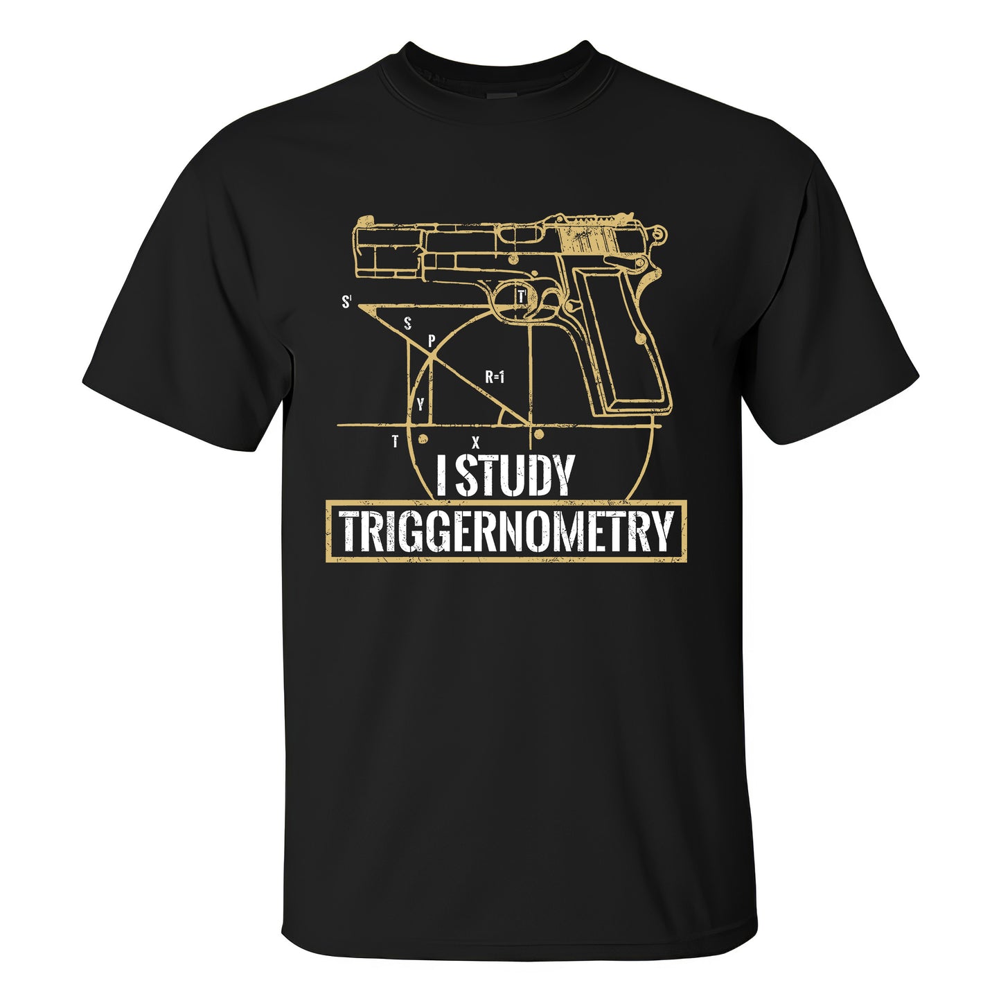 I Study Triggernometry Printed Men's T-shirt