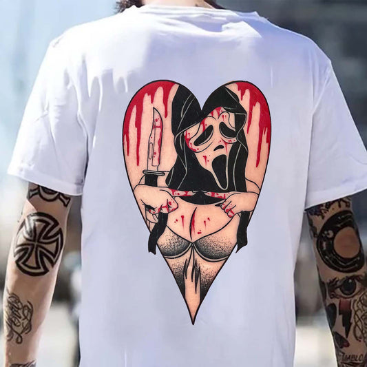Screechy Girl Printed Men's T-shirt