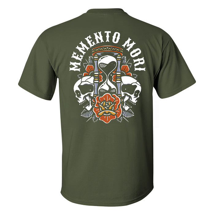 Memento Mori Print Men's T-Shirt