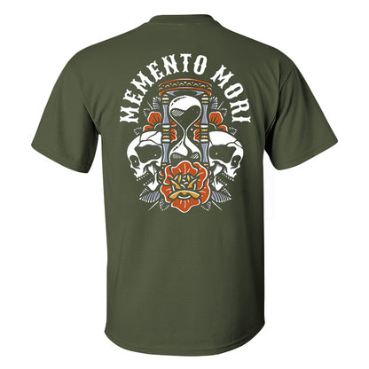 Memento Mori Print Men's T-Shirt