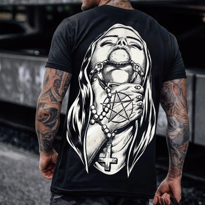 Evil Nun Printed Men's T-shirt