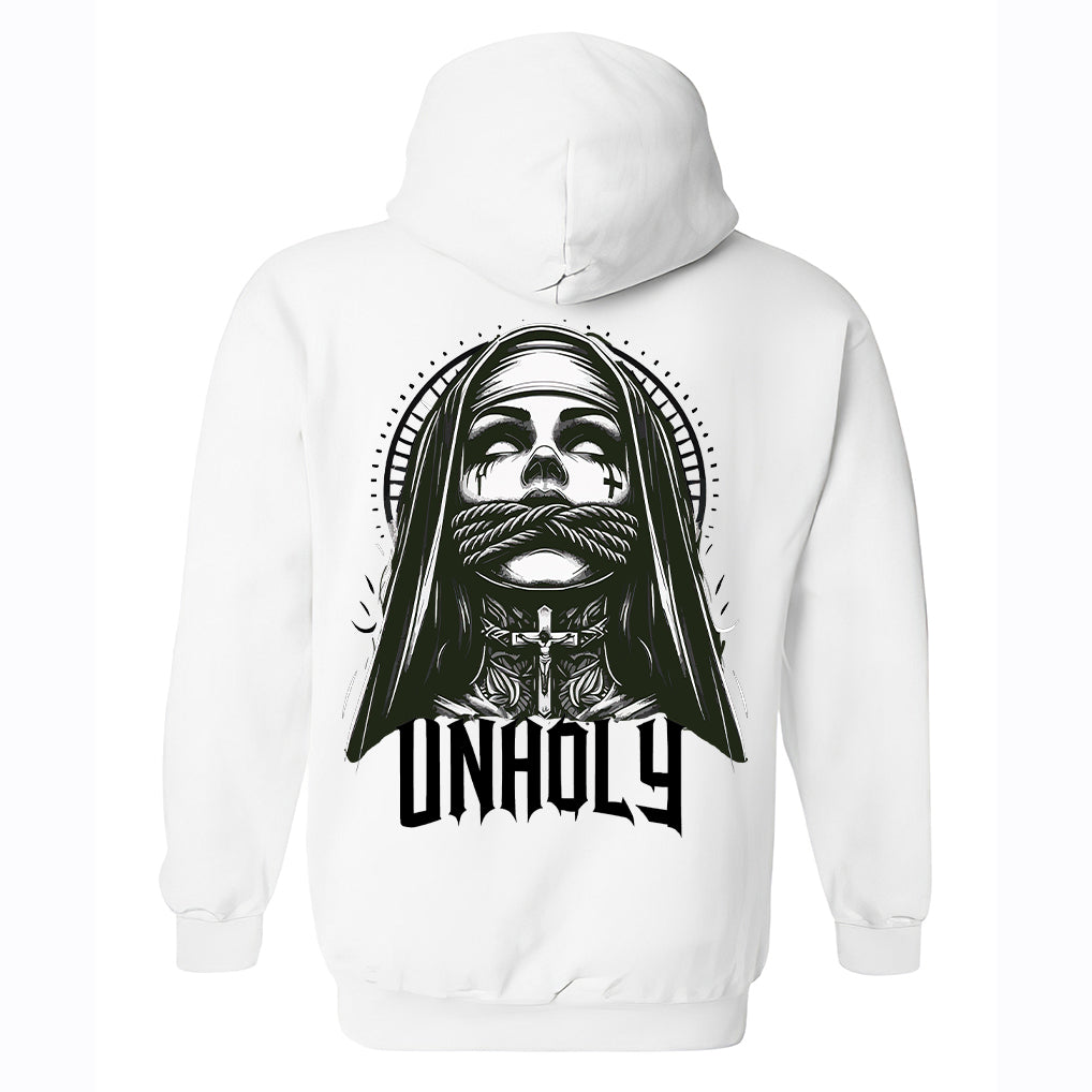 Unholy Nun Printed Men's Hoodie