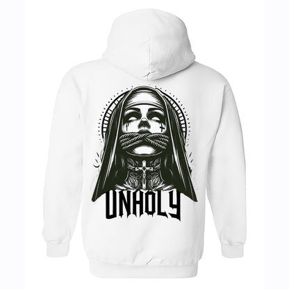 Unholy Nun Printed Men's Hoodie