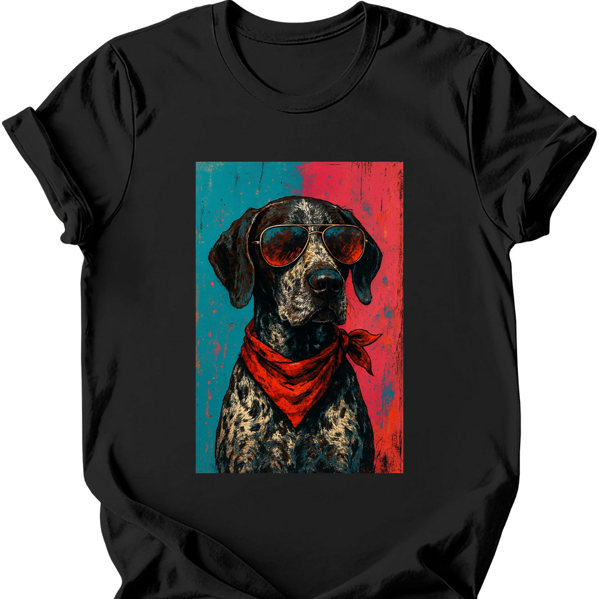 German Shorthaired Pointer - Punk Dog T-Shirt Main image