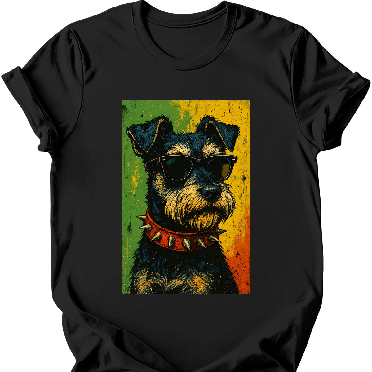 Miniature Schnauzer - Punk Dog T-Shirt Main image