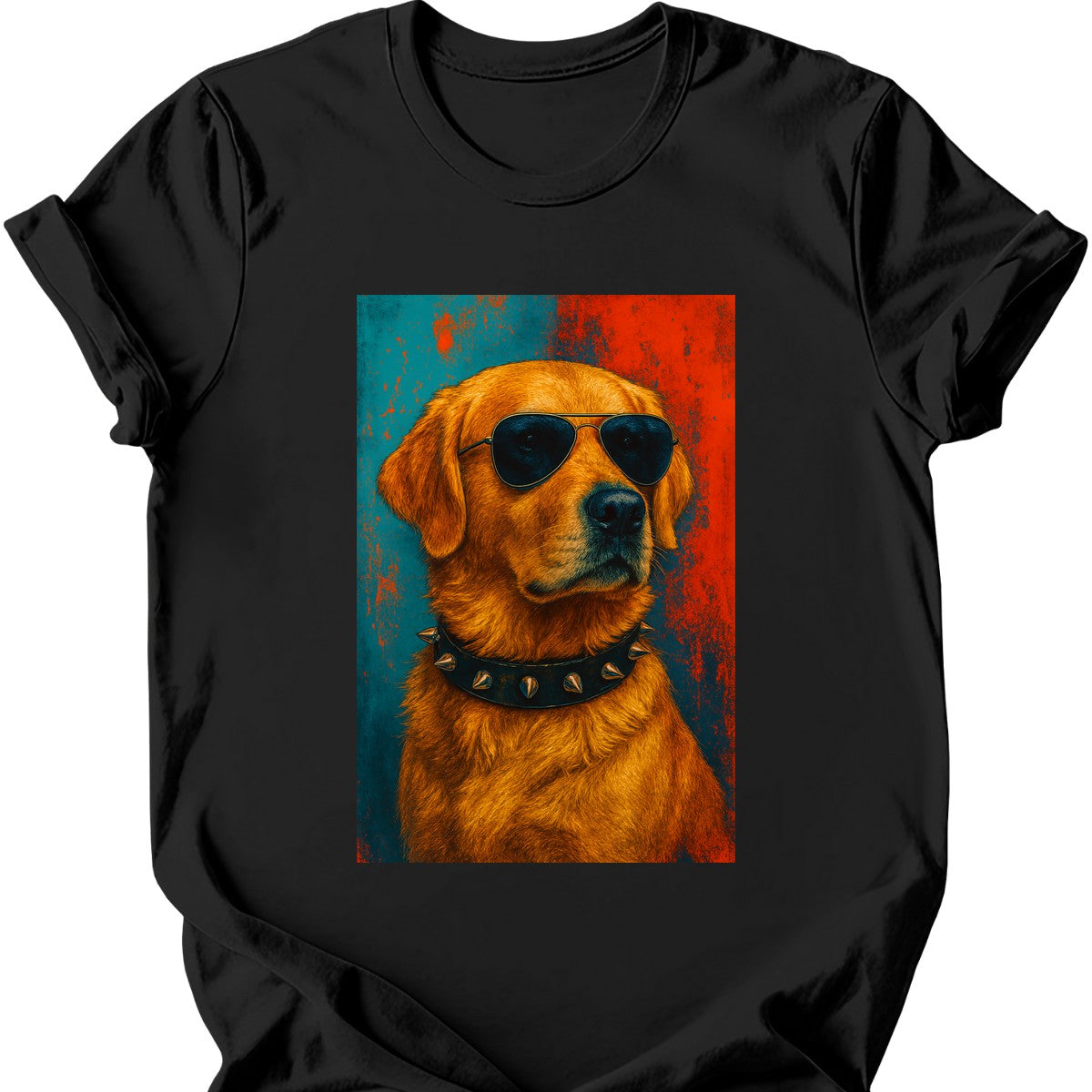 Golden Retriever - Punk Dog T-Shirt Main image