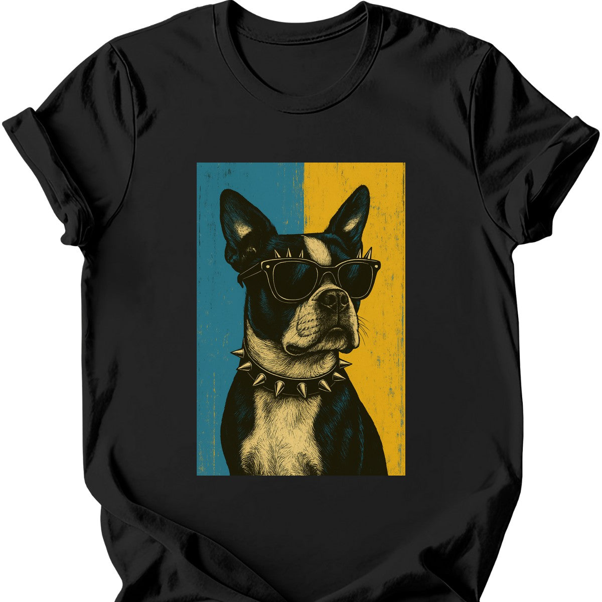 Boston Terrier - Punk Dog T-Shirt