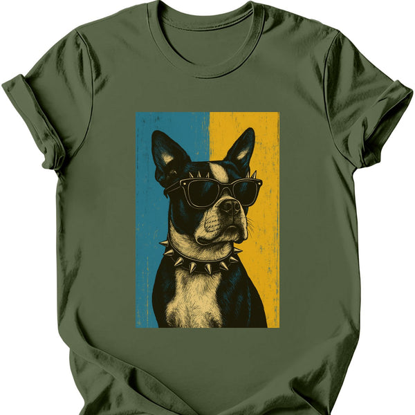 Boston Terrier - Punk Dog T-Shirt