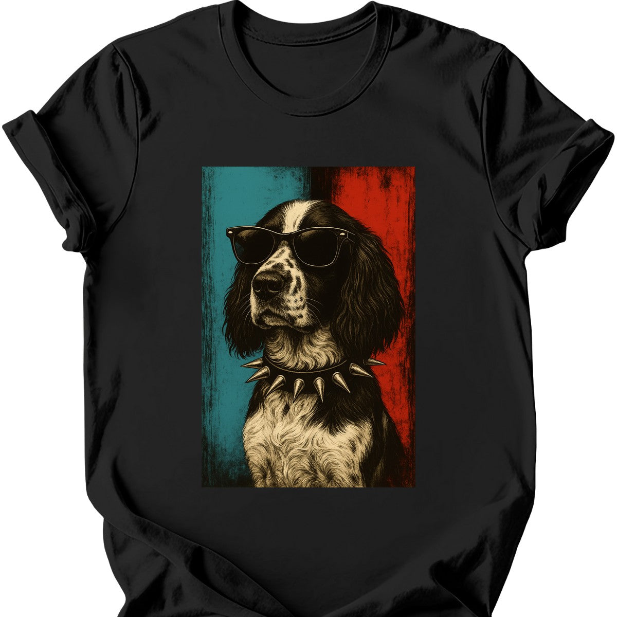 English Springer Spaniel - Punk Dog T-Shirt Main image