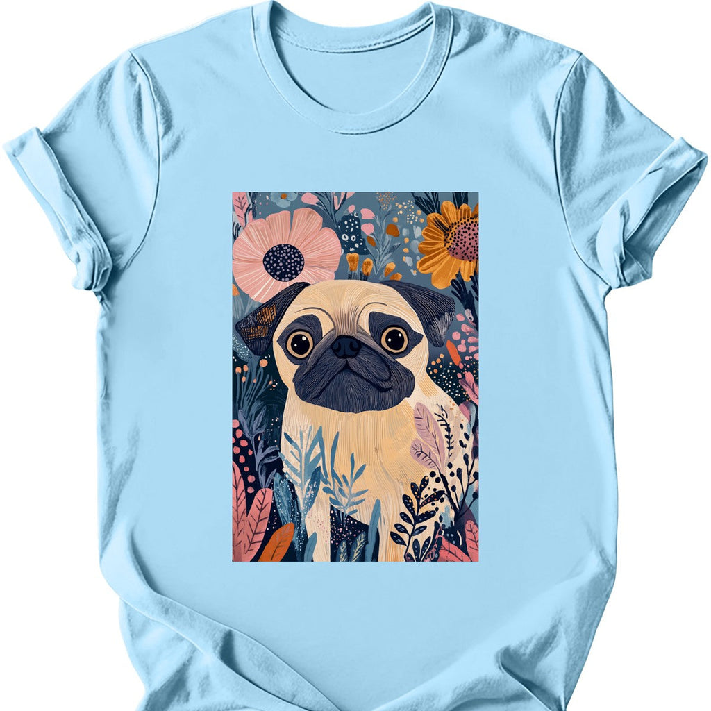 Pug - Boho Dog T-Shirt