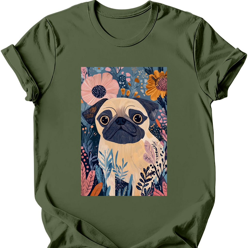 Pug - Boho Dog T-Shirt
