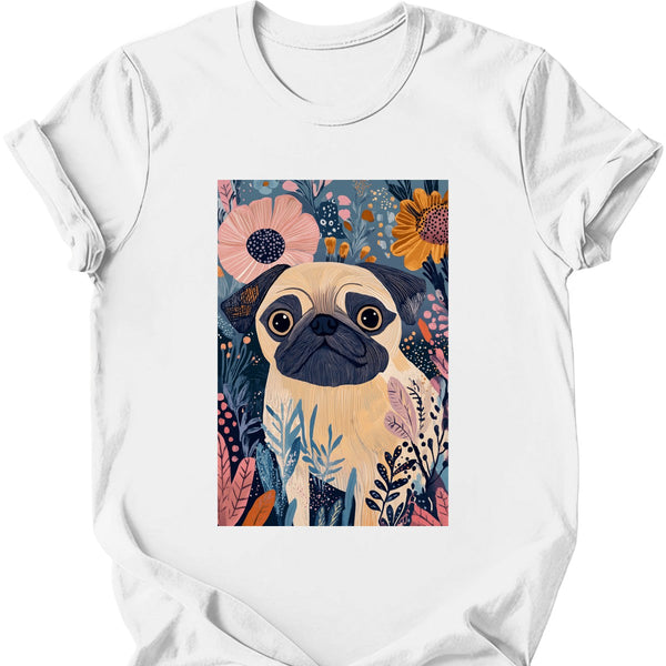 Pug - Boho Dog T-Shirt