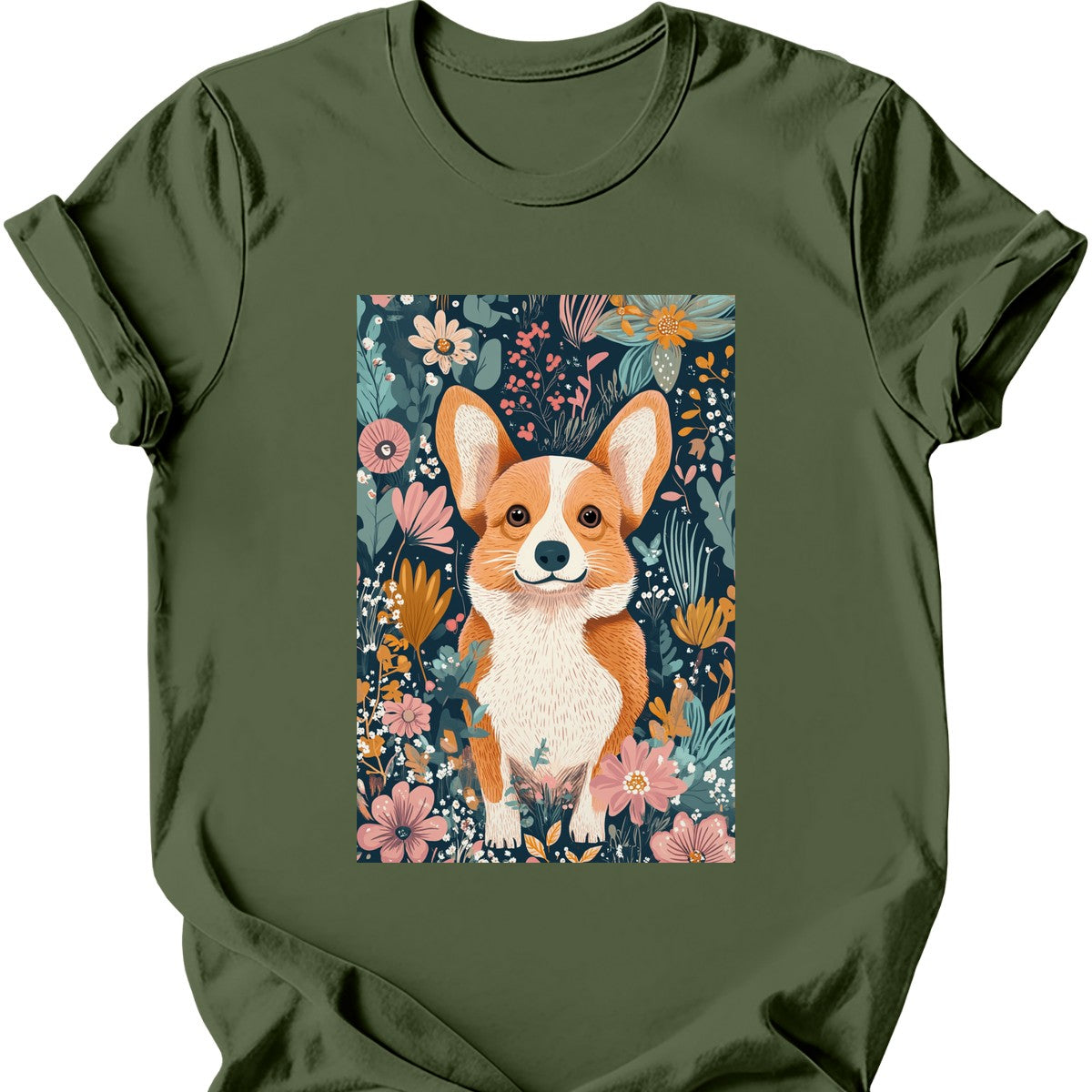 Pembroke Welsh Corgi - Boho Dog T-Shirt