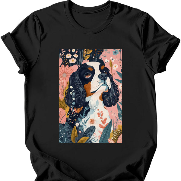 Cavalier King Charles Spaniel - Boho Dog T-Shirt