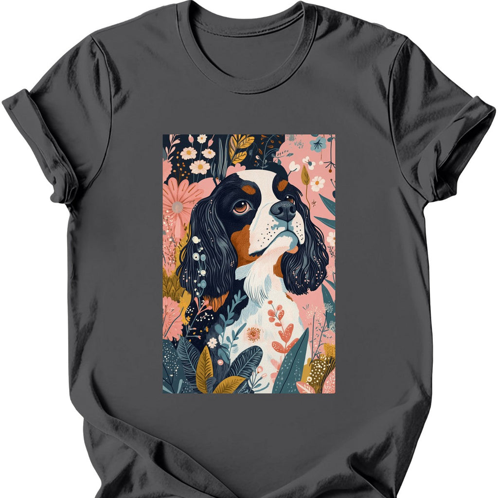Cavalier King Charles Spaniel - Boho Dog T-Shirt