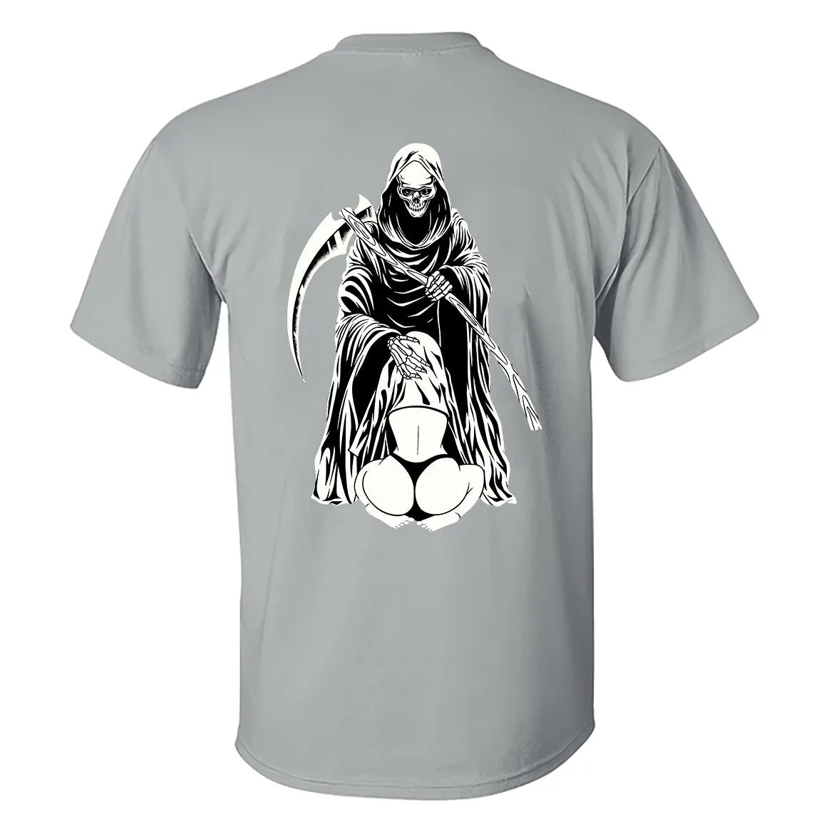 Hiding In The Reaper Crotch Printed Men's T-shirt