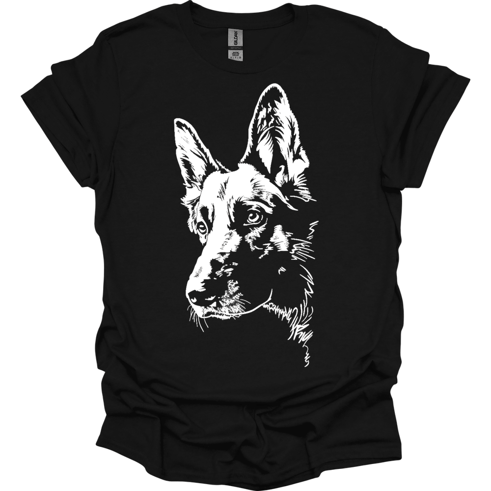 German Shepherd - Line Art T-Shirt Main image