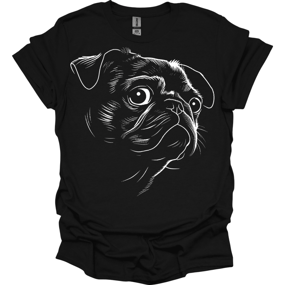 Pug - Line Art T-Shirt Main image