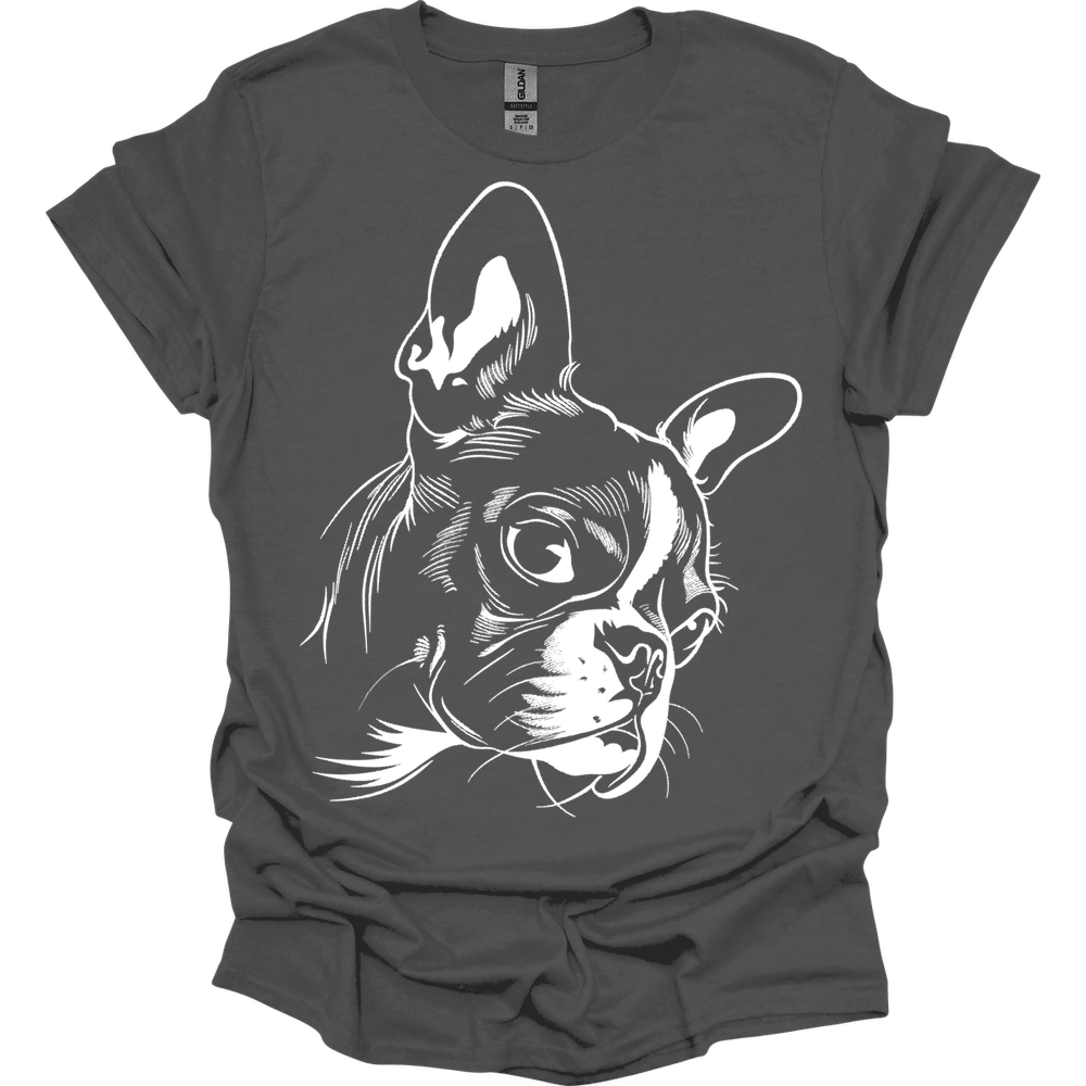 Boston Terrier - Line Art T-Shirt Secondary image
