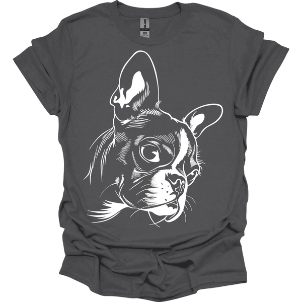 Boston Terrier - Line Art T-Shirt