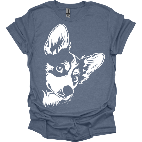 Corgi - Line Art T-Shirt
