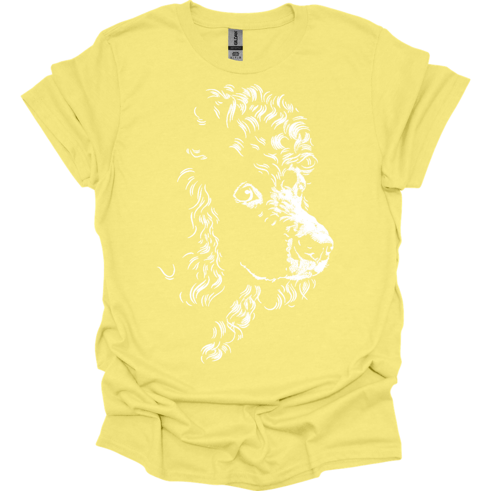 Poodle - Line Art T-Shirt