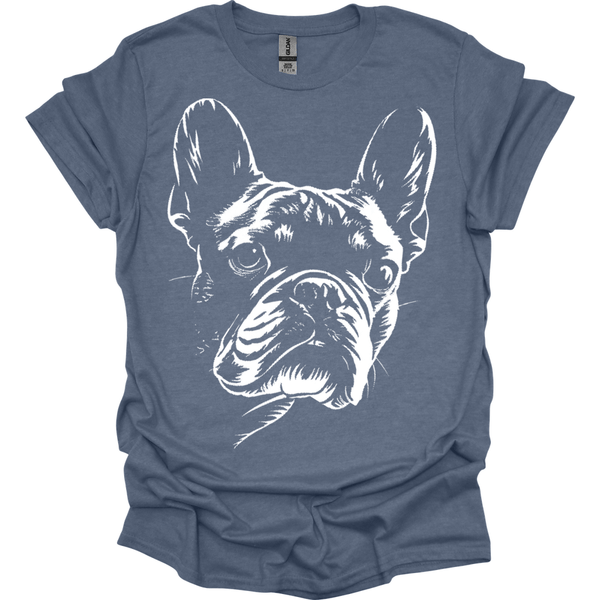 French Bulldog - Line Art T-Shirt