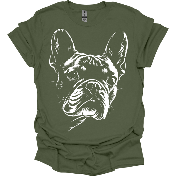 French Bulldog - Line Art T-Shirt