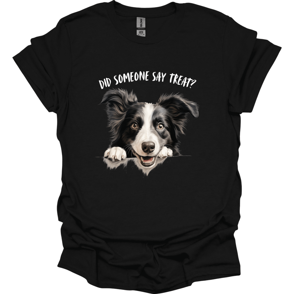 Border Collie - Did Someone Say Treat T-Shirt Secondary image