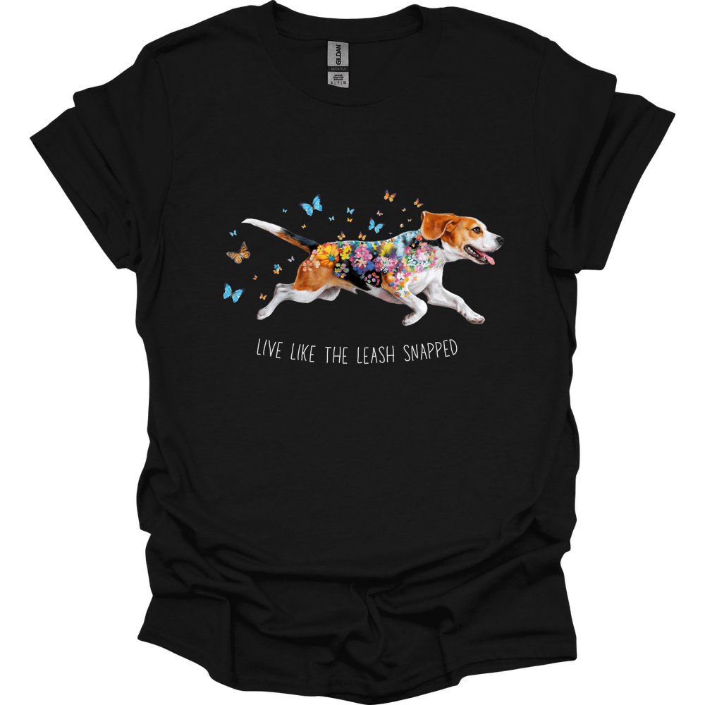 Beagle - Live Like The Leash Snapped T-Shirt Secondary image
