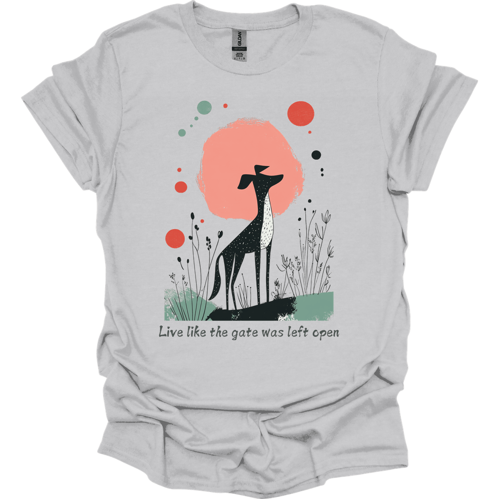 Greyhound - Live Like The Gate Was Left Open T-Shirt Main image