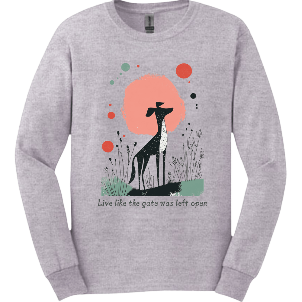 Greyhound - Live Like The Gate Was Left Open Long Sleeve Secondary image