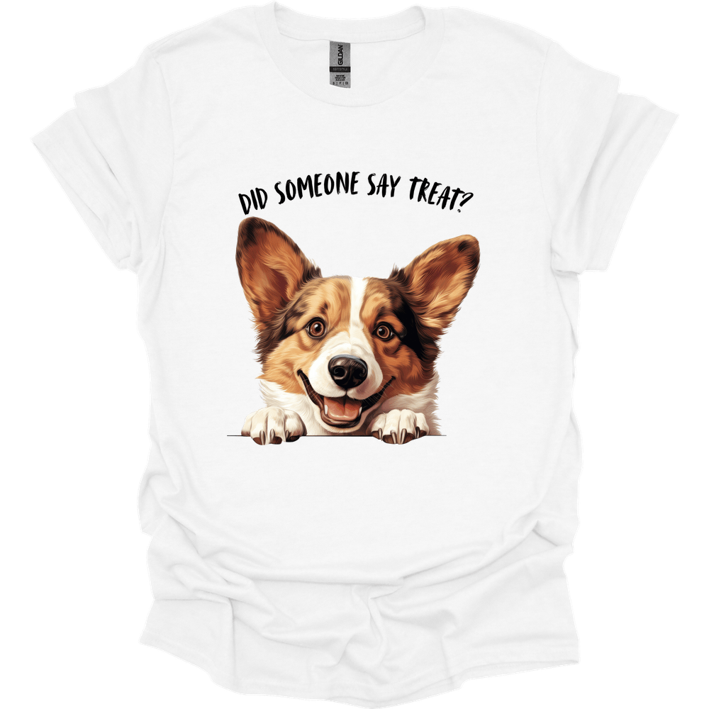 Corgi - Did Someone Say Treat T-Shirt Secondary image