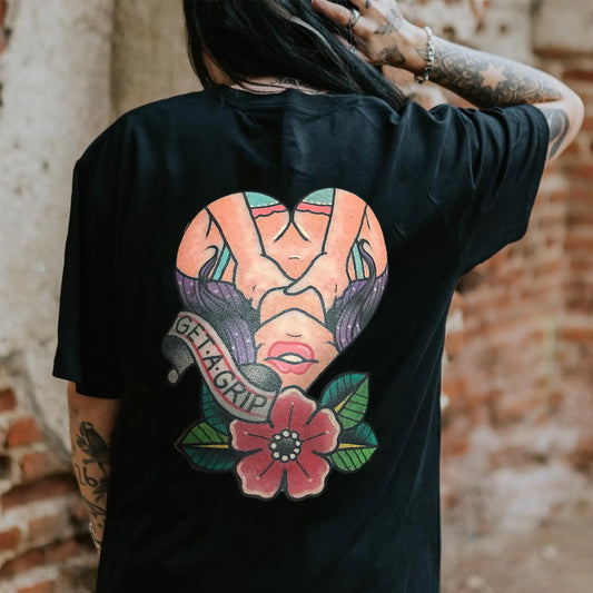 Get A Grip Print Women's T-shirt