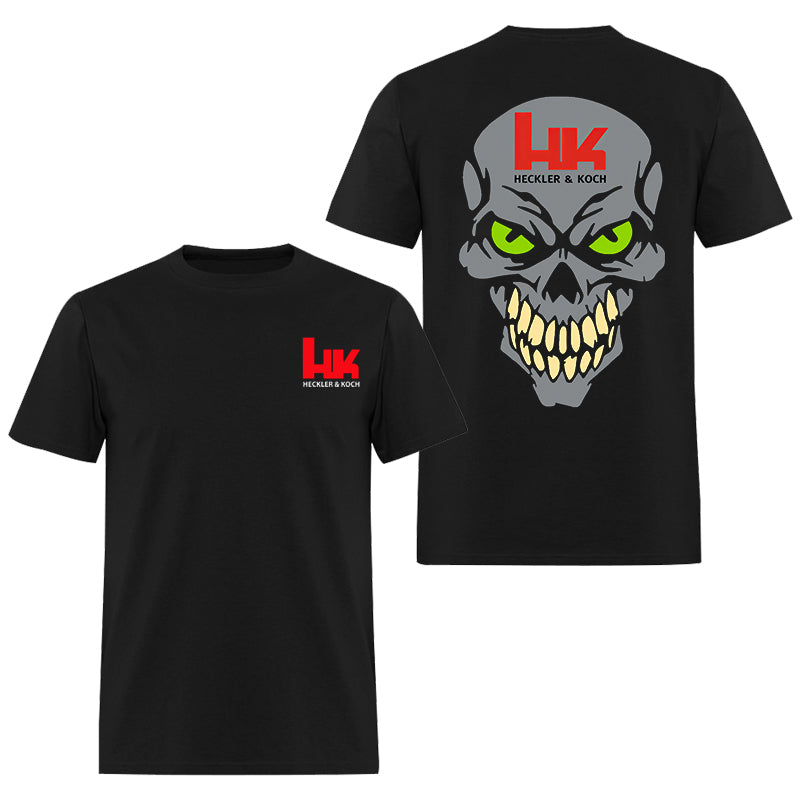 HK Heckler& Koch Skull Printed Men's T-Shirt