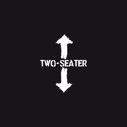 TWO-SEATER Double Arrow Simple Casual Graphic Black Print T-shirt