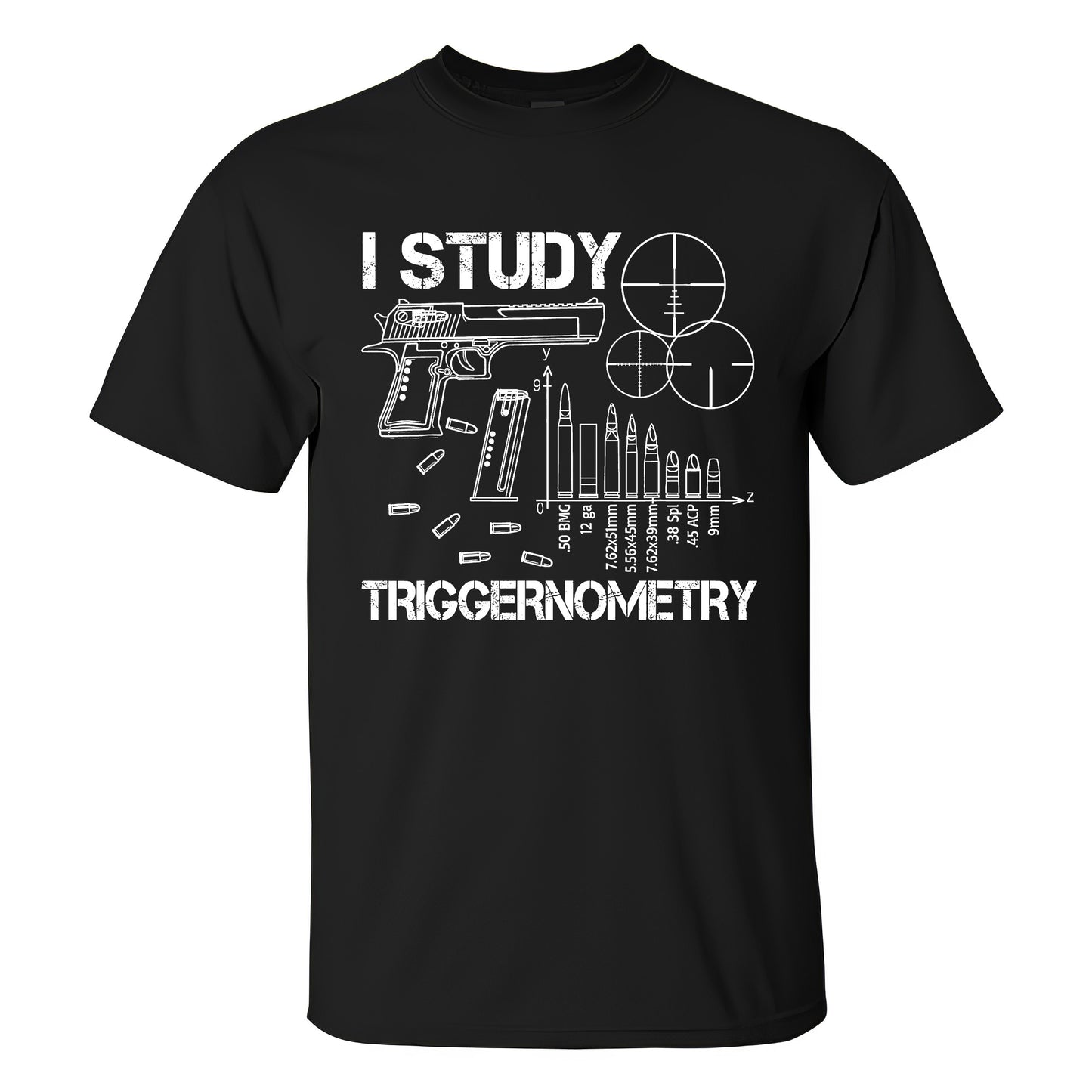 I Study Triggernometry Printed Men's T-shirt