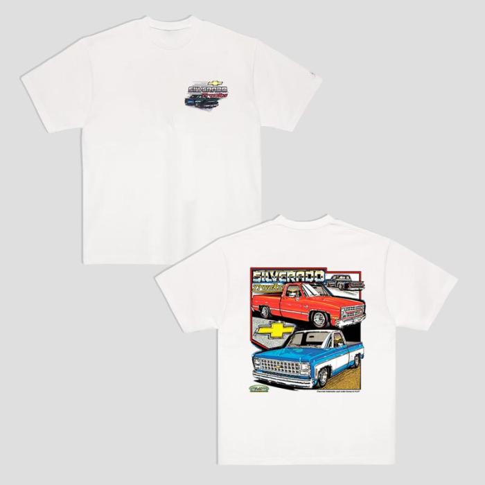 Classic Chevy Silverado Trucks Printed Unisex T-shirt