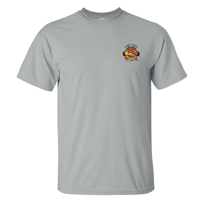Trust No One Handshake Print Short-sleeved T-shirt
