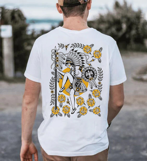 Indians Dancing Printed Men's T-shirt