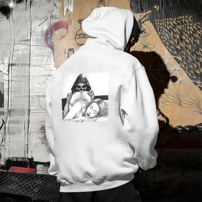 Reaper And Beauty Printed Men's Hoodie