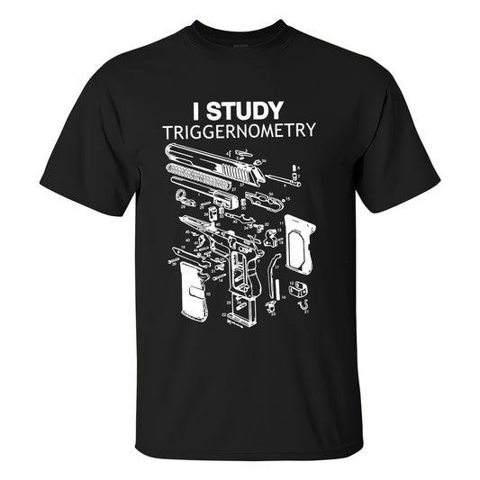 I Study Triggernometry Printed Men's T-shirt
