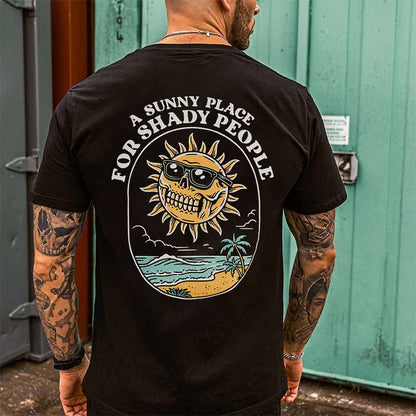 A Sunny Place Printed Men's T-shirt