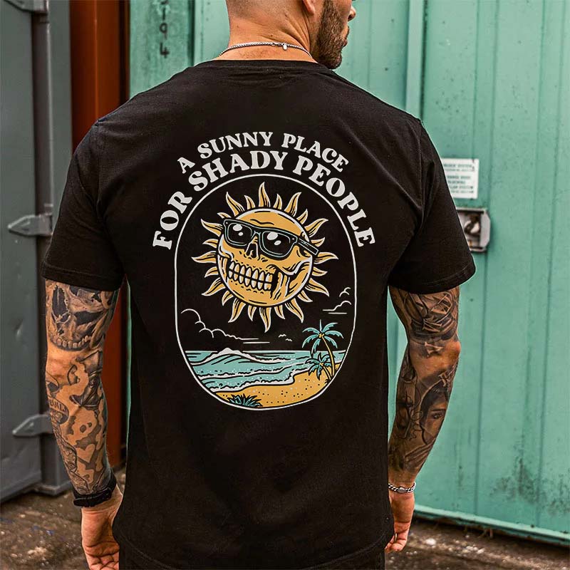 A Sunny Place Printed Men's T-shirt