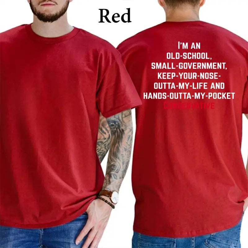 Conservative Old School Vintage Graphic T-Shirt