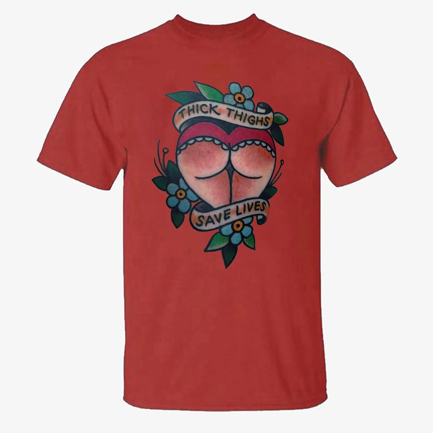 Thick Thighs Save Lives Printed Men's T-shirt