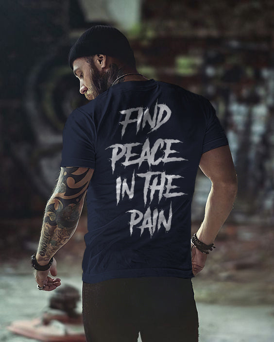 Find Peace In The Pain Men's Crew Neck T-shirt